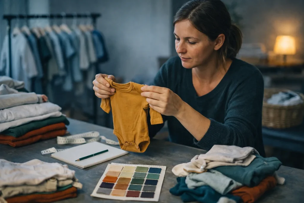 Guide des tailles et couleurs pour les vêtements de bébé