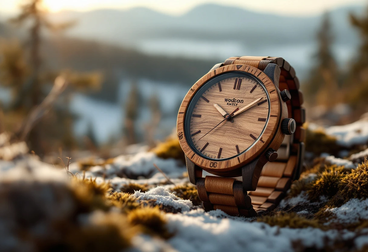 Cap au nord avec une montre en bois : le style qui suit vos escales