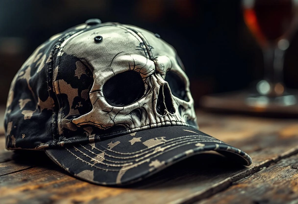 Casquette tête de mort : l&rsquo;accessoire tendance qui affirme un look rock