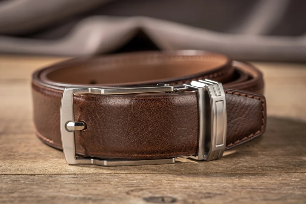 Ceinture homme boucle automatique de marque : l’accessoire incontournable du vestiaire masculin