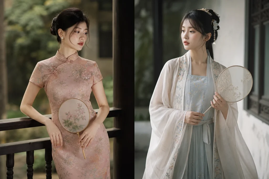 Cheongsam ou hanfu, lequel épouse vraiment votre silhouette ?