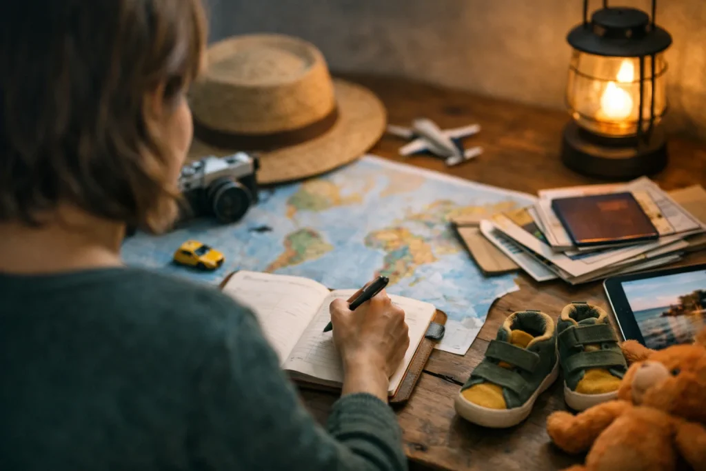 Voyager loin avec des enfants : ce qui change vraiment