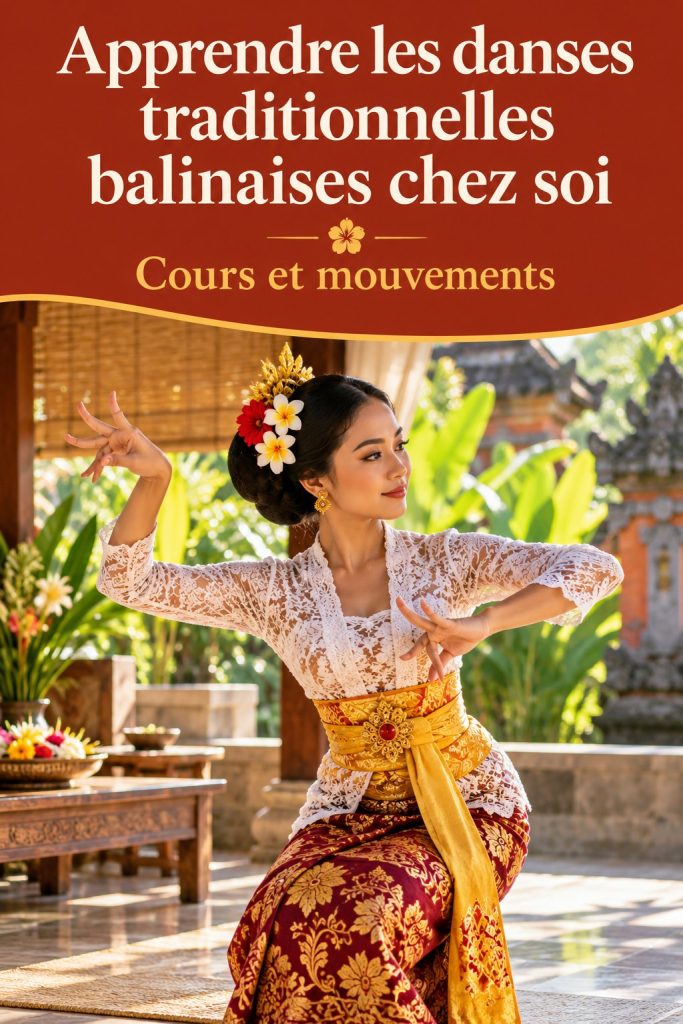 Apprenez les danses traditionnelles balinaises chez vous