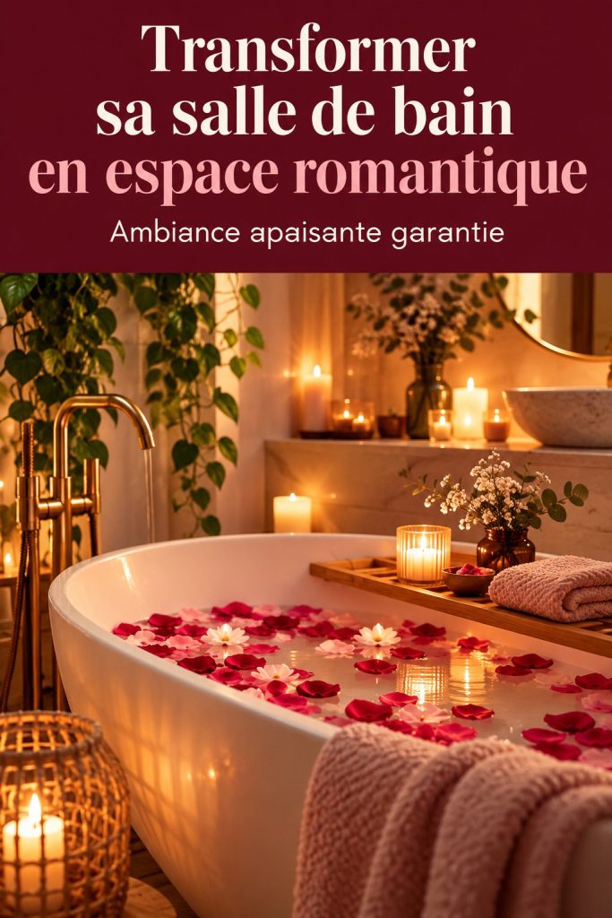 Transformer sa salle de bain en espace romantique