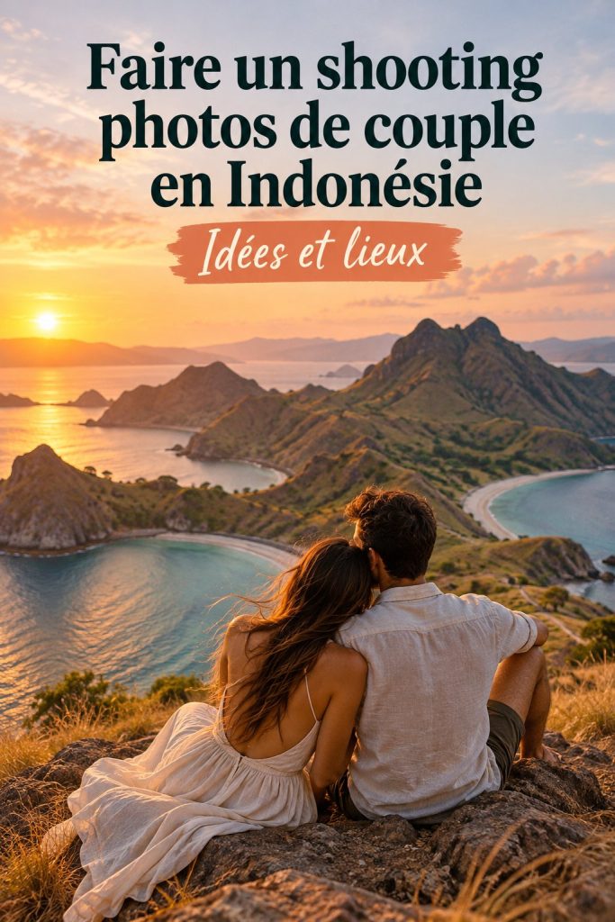 Faire un shooting photo de couple en Indonésie